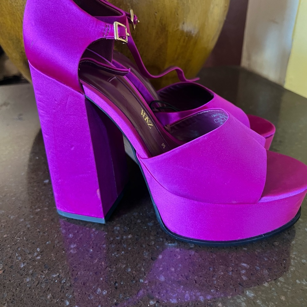 Zara platform shoes